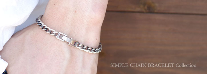 SIMPLE CHAIN BRACELET Collection の販売CHARCOAL*GREEN公式